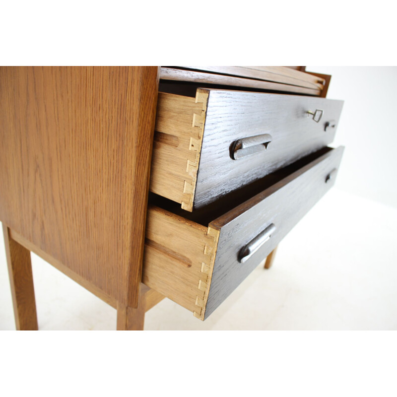 Mid-Century Danish Oak Secretaire, 1960s