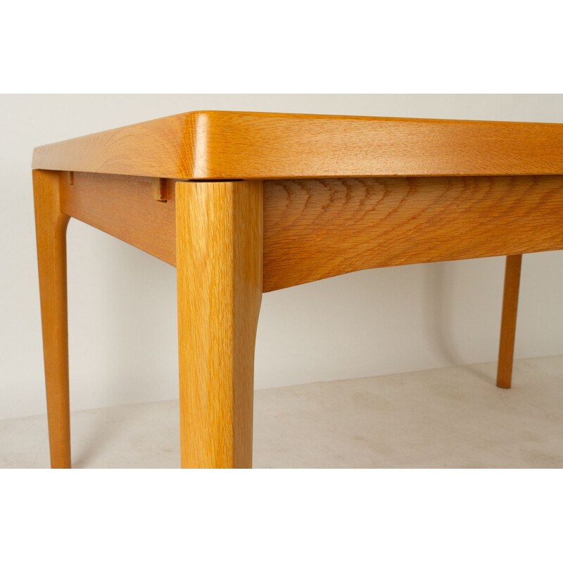 Danish Oak Dining Table by Henning Kjærnulf 1960s