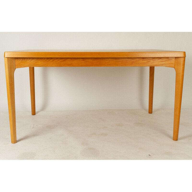 Danish Oak Dining Table by Henning Kjærnulf 1960s