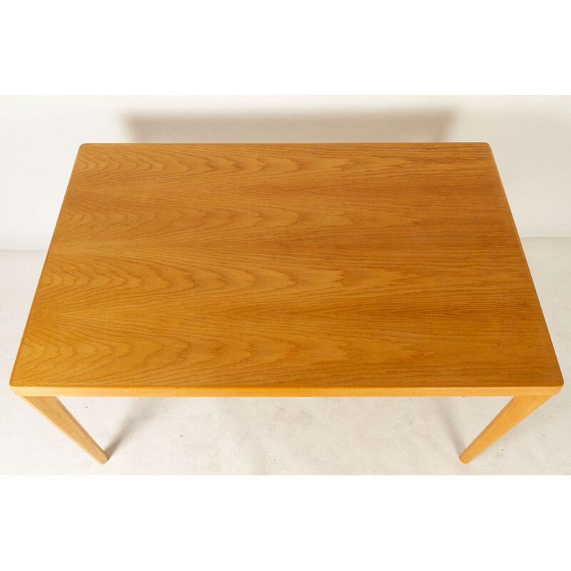 Danish Oak Dining Table by Henning Kjærnulf 1960s