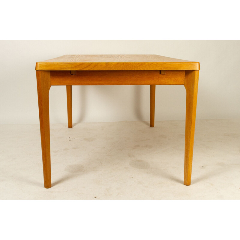 Danish Oak Dining Table by Henning Kjærnulf 1960s