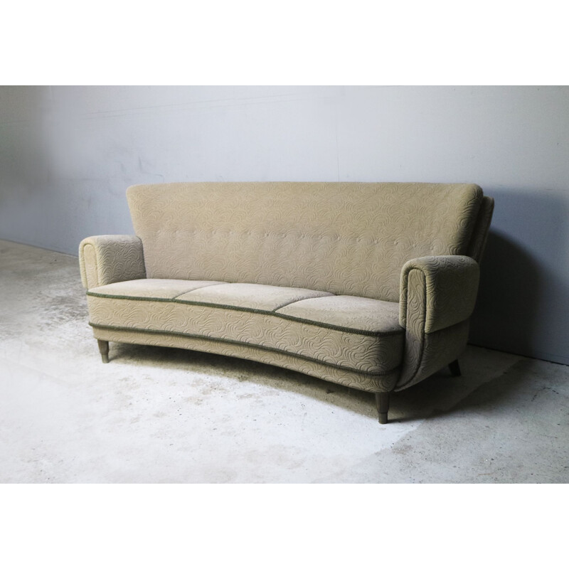 1930’s Danish Art deco Danish 3 seat sofa