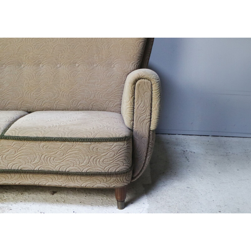 1930’s Danish Art deco Danish 3 seat sofa