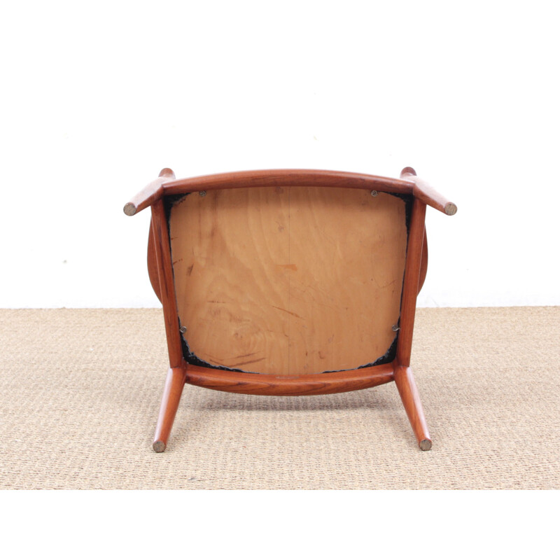 Paire de fauteuils vintage scandinaves, Hans Wegner 1960