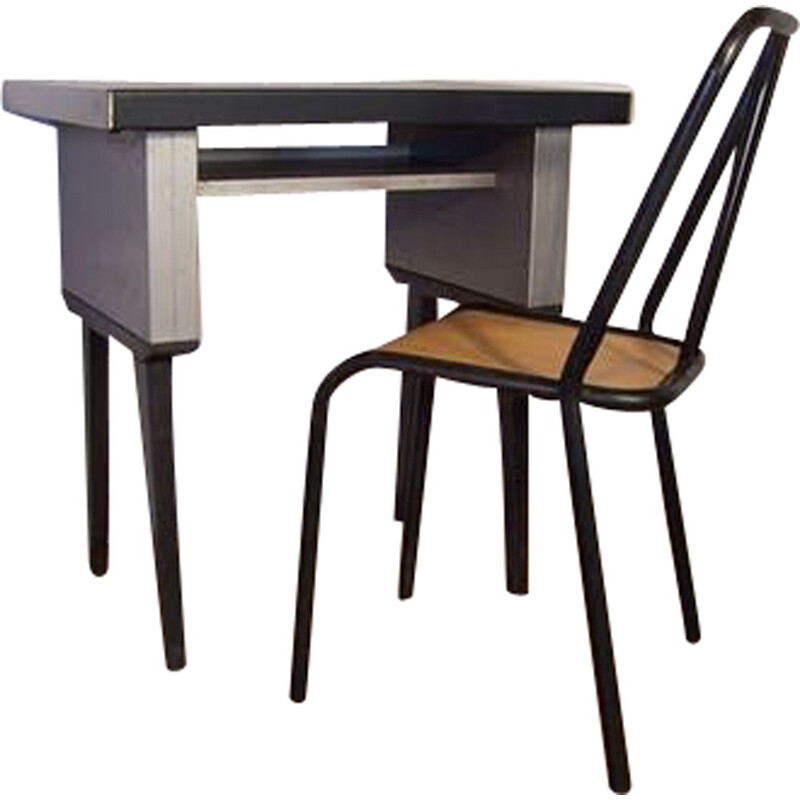 Bureau vintage en métal, 1950