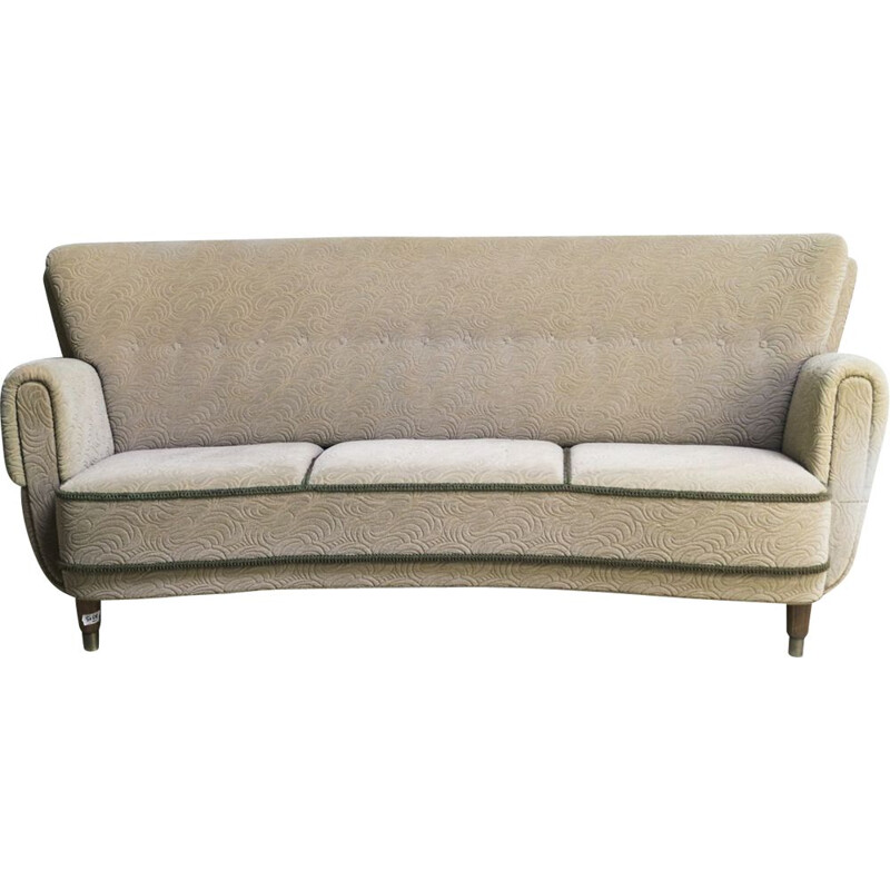 1930’s Danish Art deco Danish 3 seat sofa