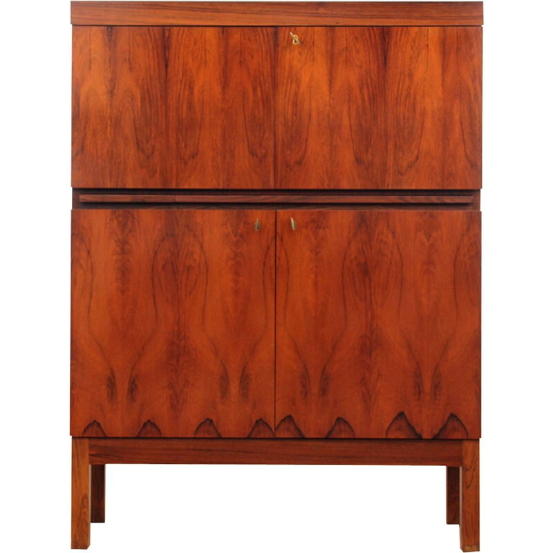 Bar vintage scandinave en palissandre de Torbjorn Afdal pour Mellemstrands Trevareindustri