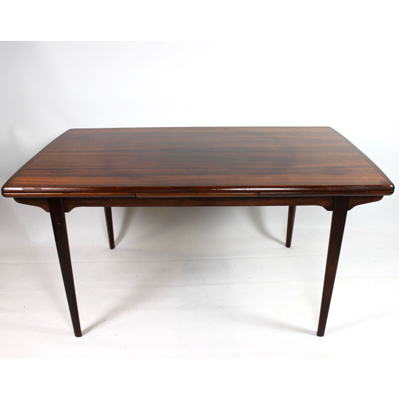 Vintage rosewood extendable table by Arne Vodder, 1960