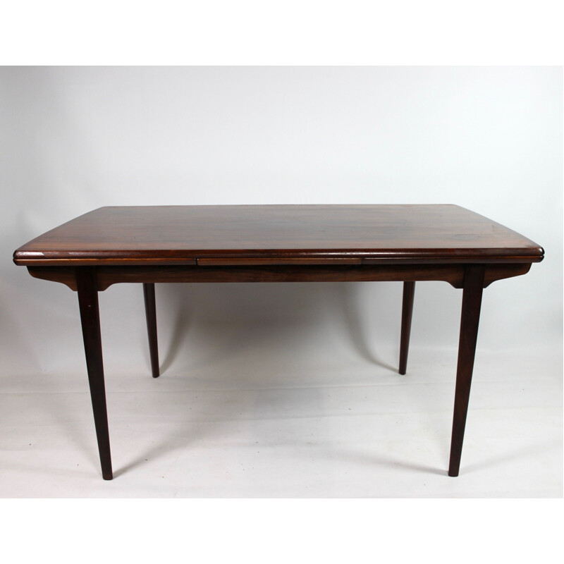 Vintage rosewood extendable table by Arne Vodder, 1960