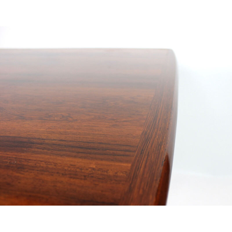 Vintage rosewood extendable table by Arne Vodder, 1960