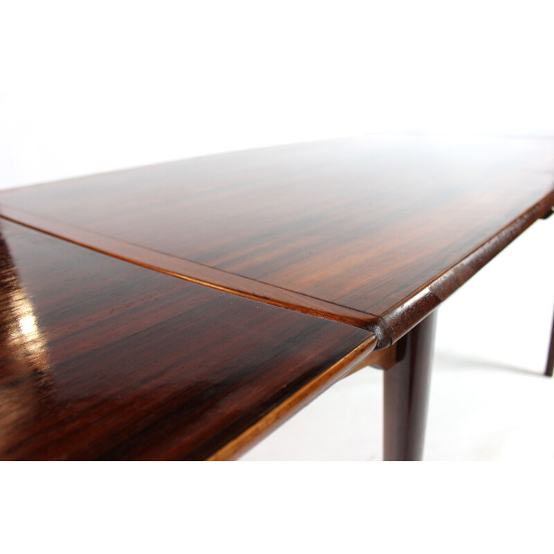 Vintage rosewood extendable table by Arne Vodder, 1960