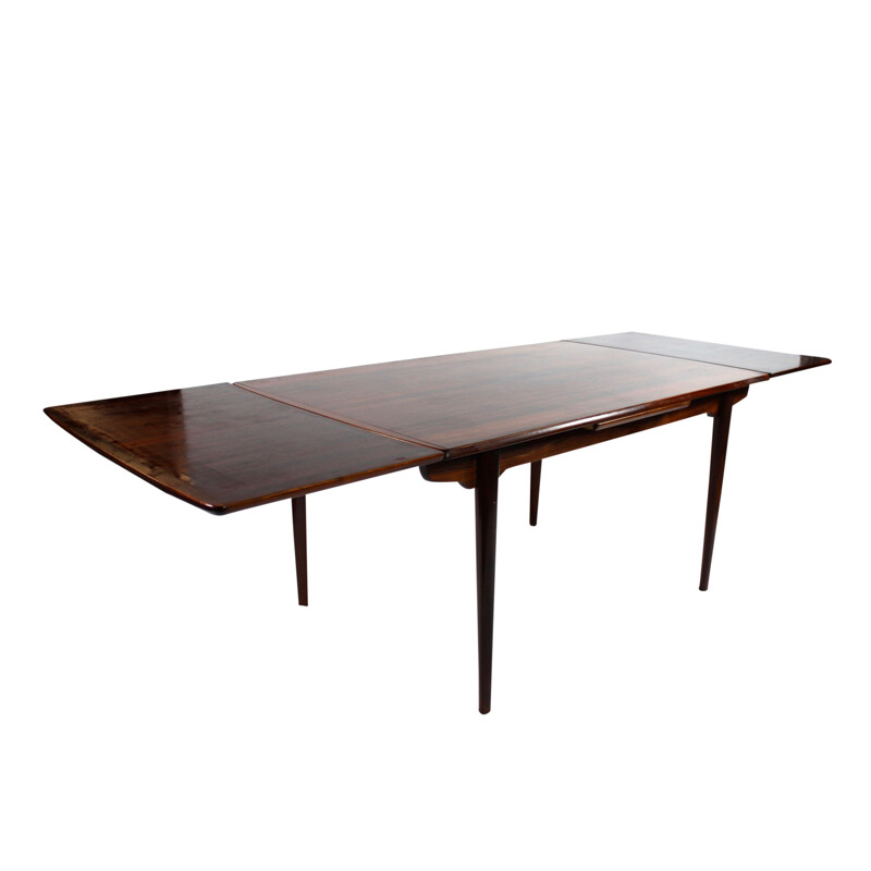 Mesa extensible vintage de palisandro de Arne Vodder, 1960