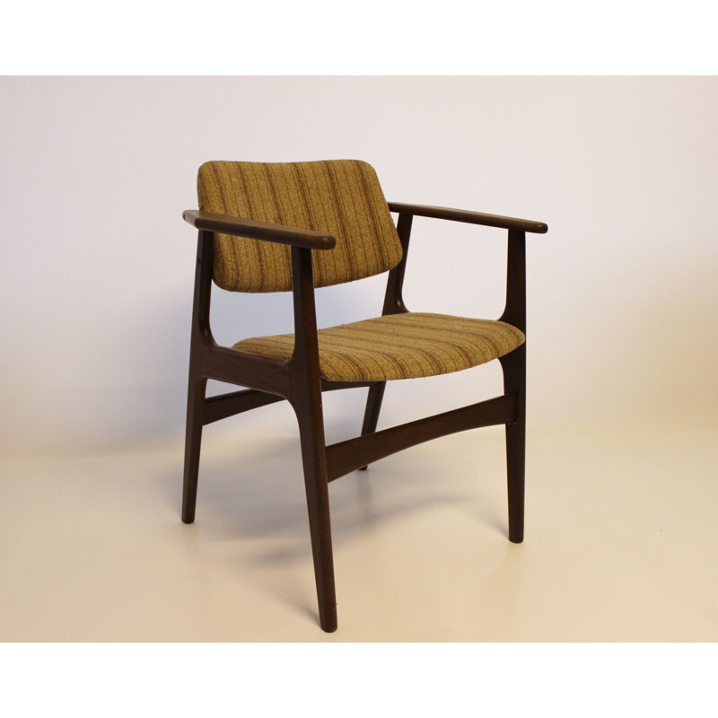 Ensemble de 4 fauteuils vintage en teck par Erik Buch, 1960