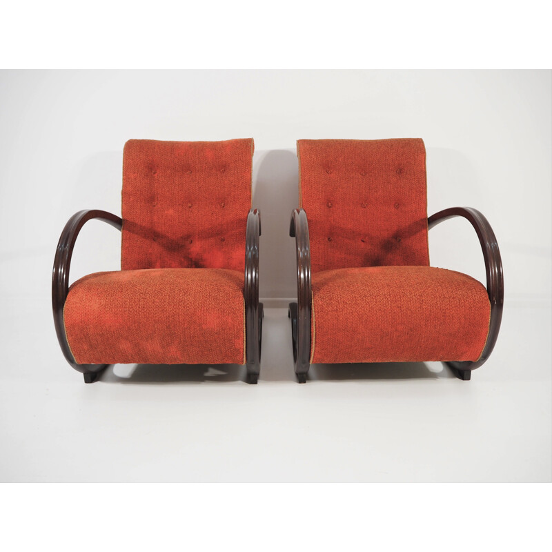 Set of 2 Art Deco Lounge Chairs, 1940