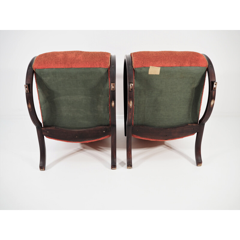 Set of 2 Art Deco Lounge Chairs, 1940