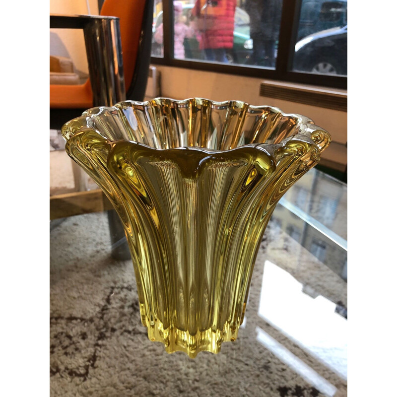 vase jaune Pierre D’Avesn