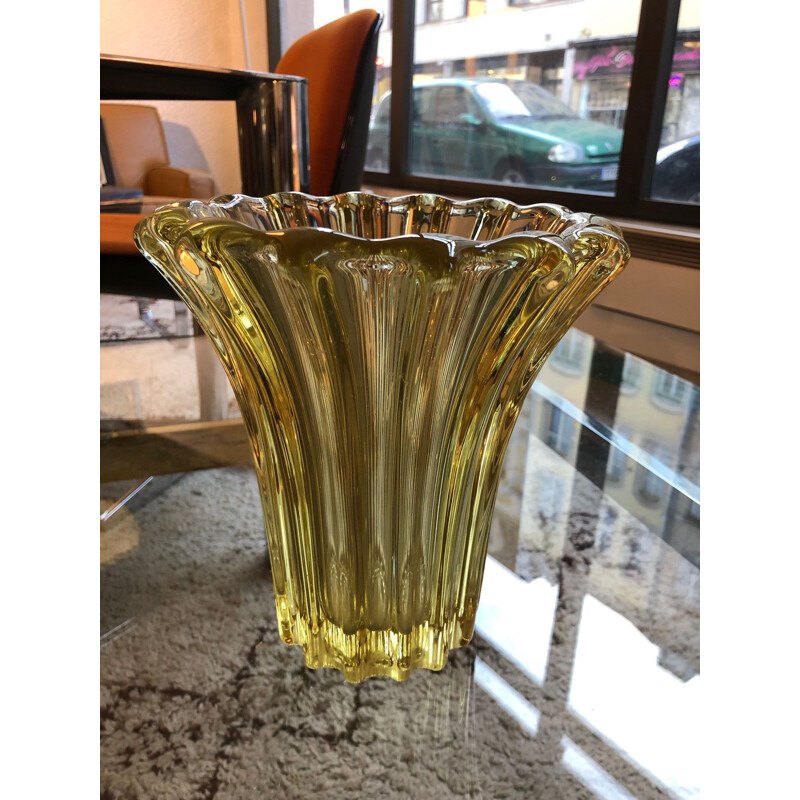 vase jaune Pierre D’Avesn