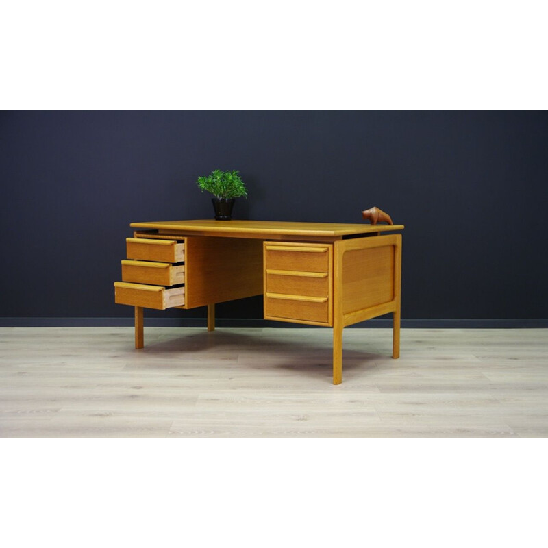 Ash vintage desk by GV Møbler, 1960s