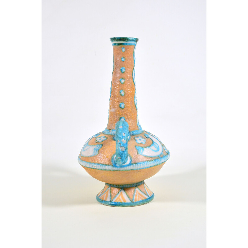 Vintage ceramic vase for Cas Vietri, Italy 1950