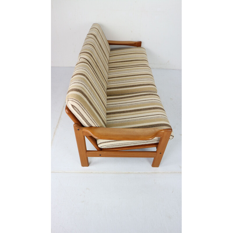 Teak Danish 3-seater sofa by Niels Bach, 1960s