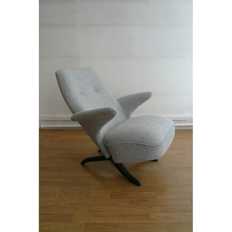 Fauteuil Pinguin gris Artifort, Theo RUTH - 1950