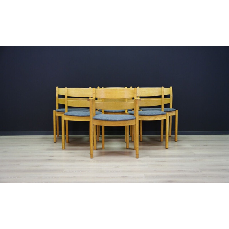 Set of 6 danish vintage chairs Kurt Ostervig, 1970s