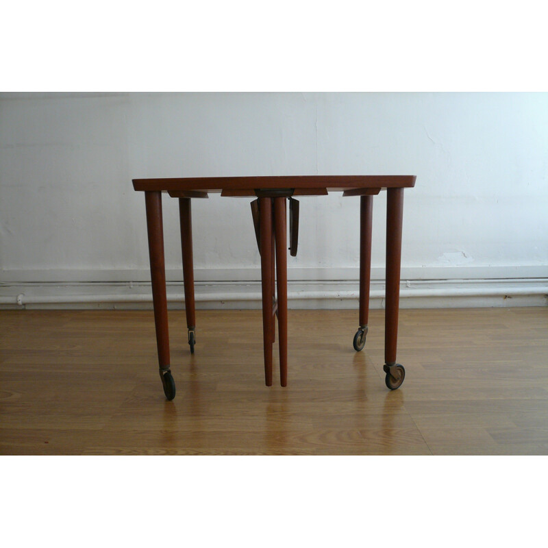 Furniture Makers Dansih Control kitchen trolley in teak - 1960s