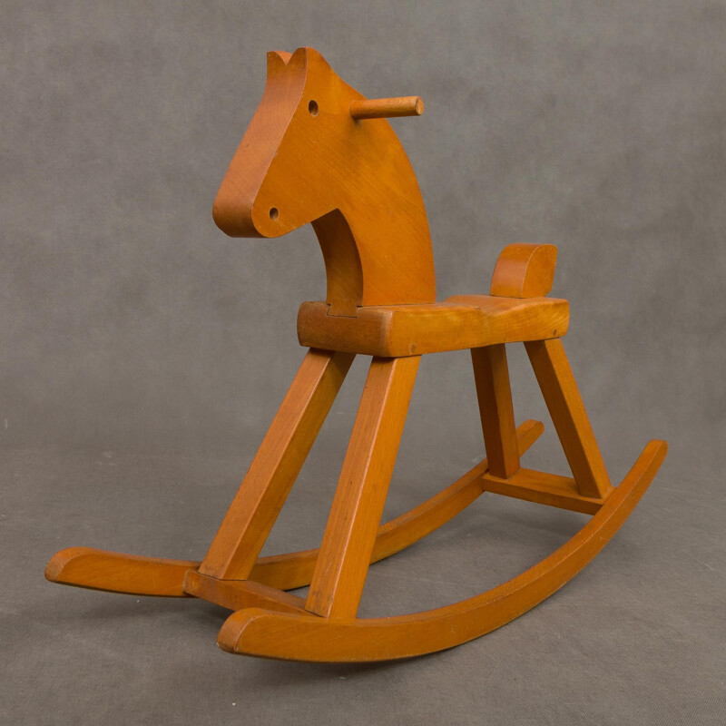 Vintage Kay Bojensen original rocking horse 1960