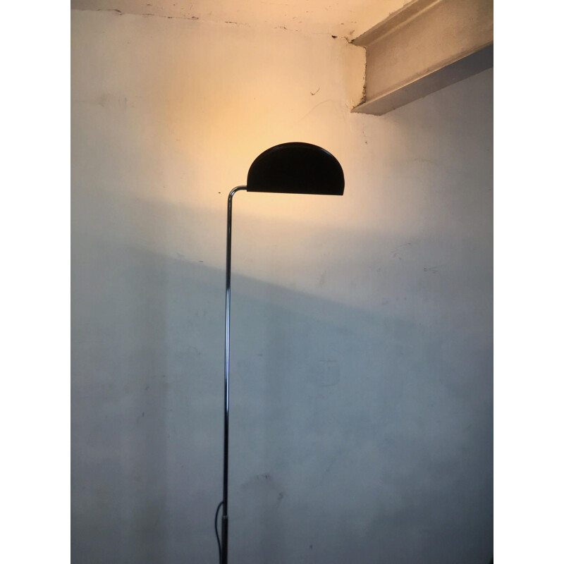 Lampadaire vintage modèle Mezzaluna par Bruno Gecchelin, éditeur Skipper, 1970