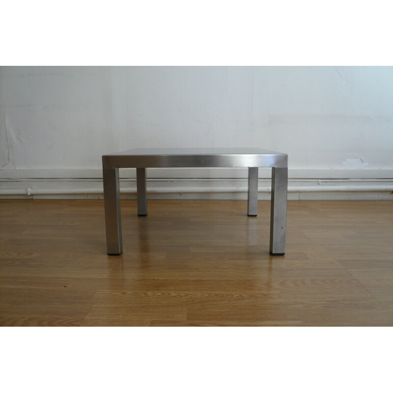 Table basse Design Steel en acier inox, Maria PERGAY - 1970