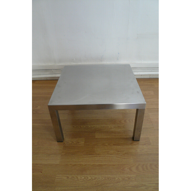 Table basse Design Steel en acier inox, Maria PERGAY - 1970