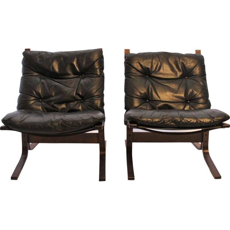 Paire de fauteuils Siesta vintage par Ingmar Relling et Westnofa, 1960