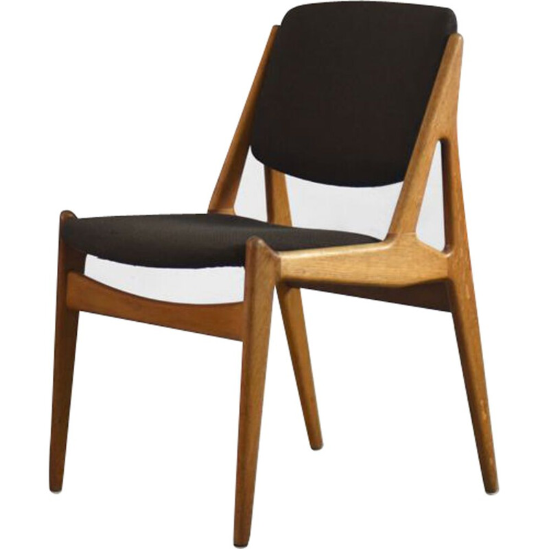 Teak danish vintage Ella Chair by Arne Vodder for Vamo Sonderborg, 1960s