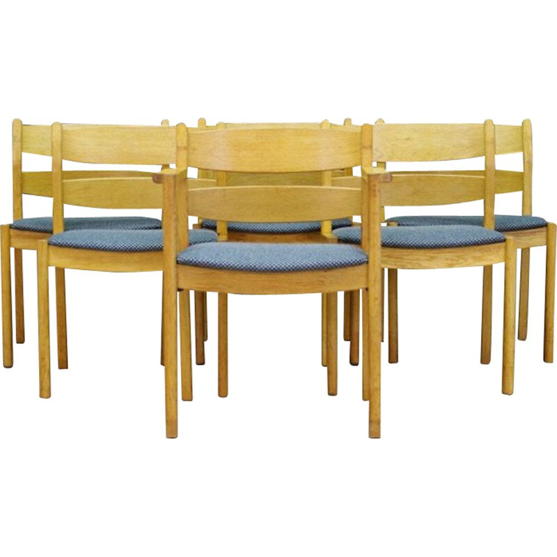 Set of 6 danish vintage chairs Kurt Ostervig, 1970s
