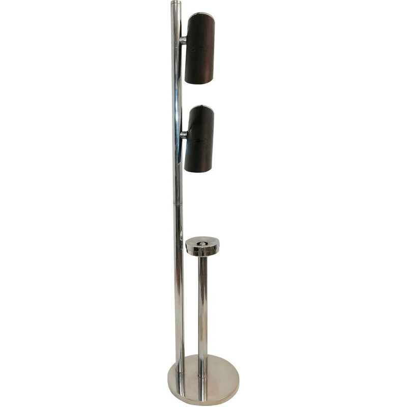 Vintage floor lamp with ashtray 