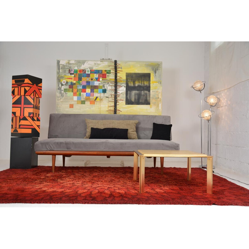 Vintage Sofa bed "Minerva" by Peter Hivdt and Orla Molgaard Nielsen by France & Son, 1960s