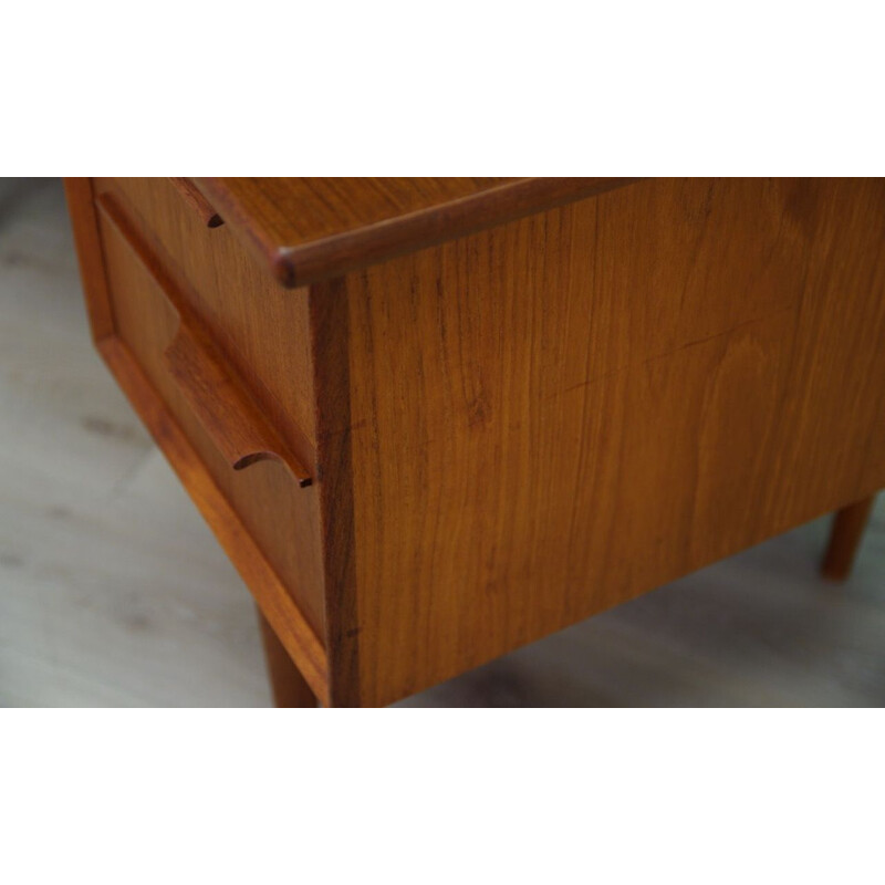 Vintage Retro Teak Writing Desk, Denmark, 1960-70s