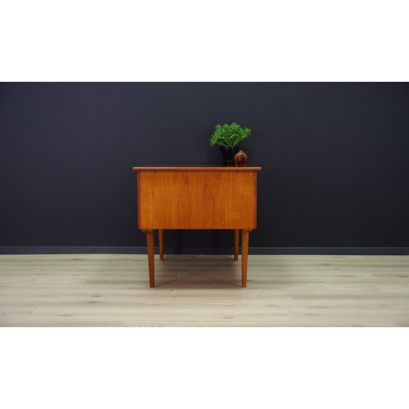 Vintage Retro Teak Writing Desk, Denmark, 1960-70s