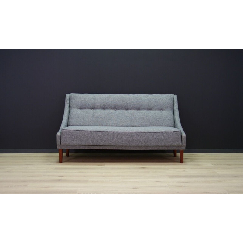 Vintage Retro grey Sofa, scandinavian style, Denmark, 1960-70s