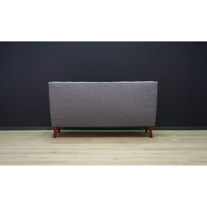 Vintage Retro grey Sofa, scandinavian style, Denmark, 1960-70s