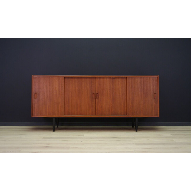 Vintage Teak Sideboard, Denmark, 1960-70s