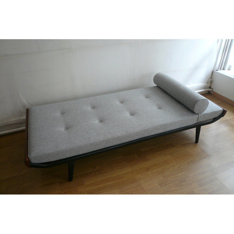 Auping "Cleopatra" daybed in grey fabric,  Dick CORDEMEIJER - 1960s