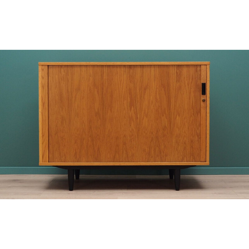 Vintage ash cabinet scandinavian design 1970