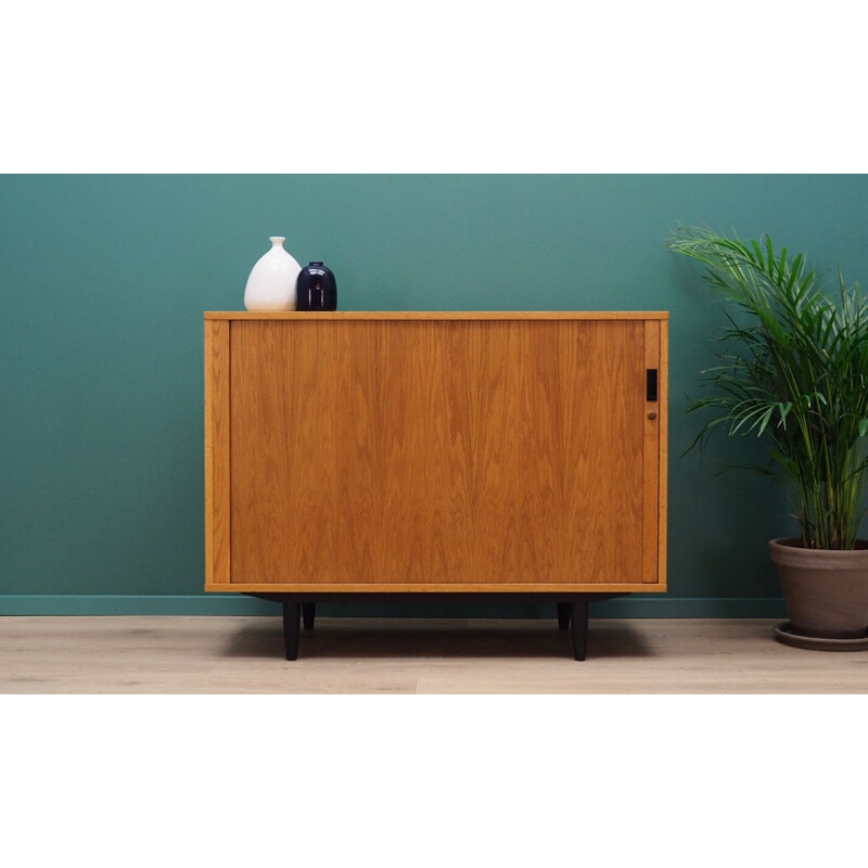 Vintage ash cabinet scandinavian design 1970