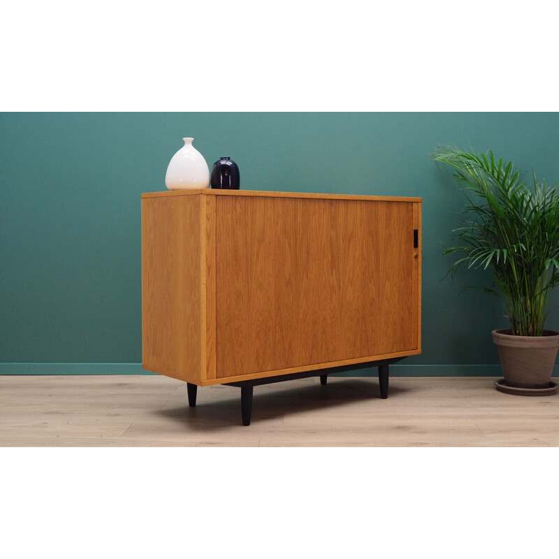 Vintage ash cabinet scandinavian design 1970