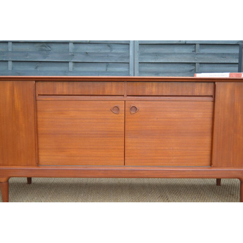 Vintage teak stringcourse by Clausen & Son