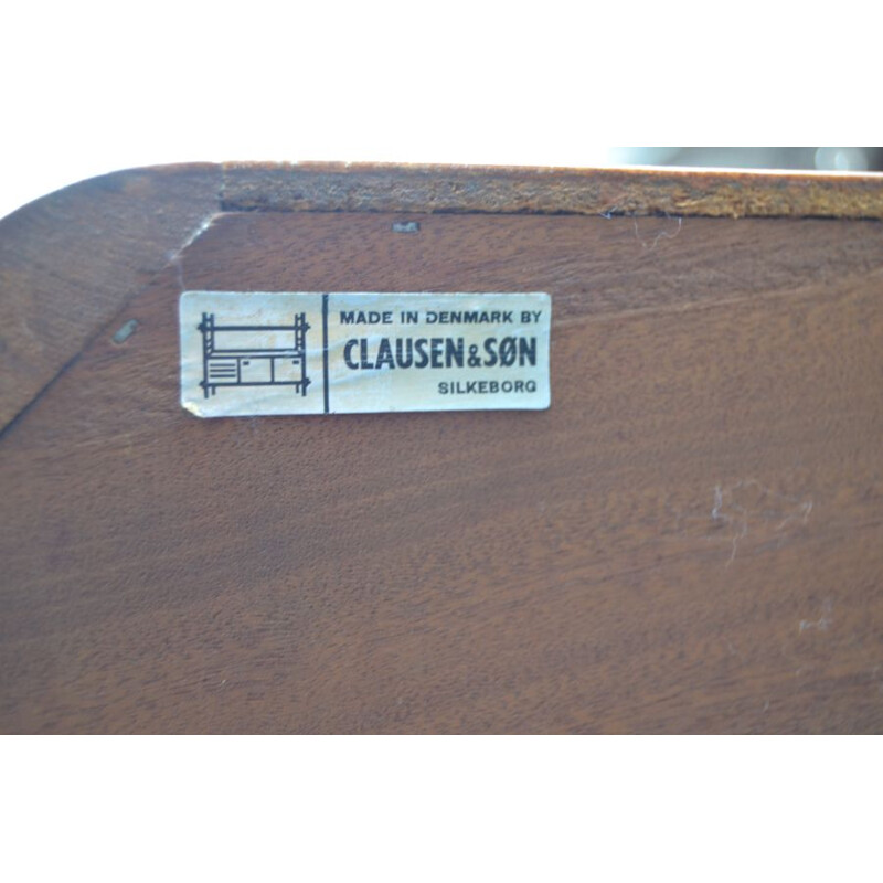 Vintage teak stringcourse by Clausen & Son
