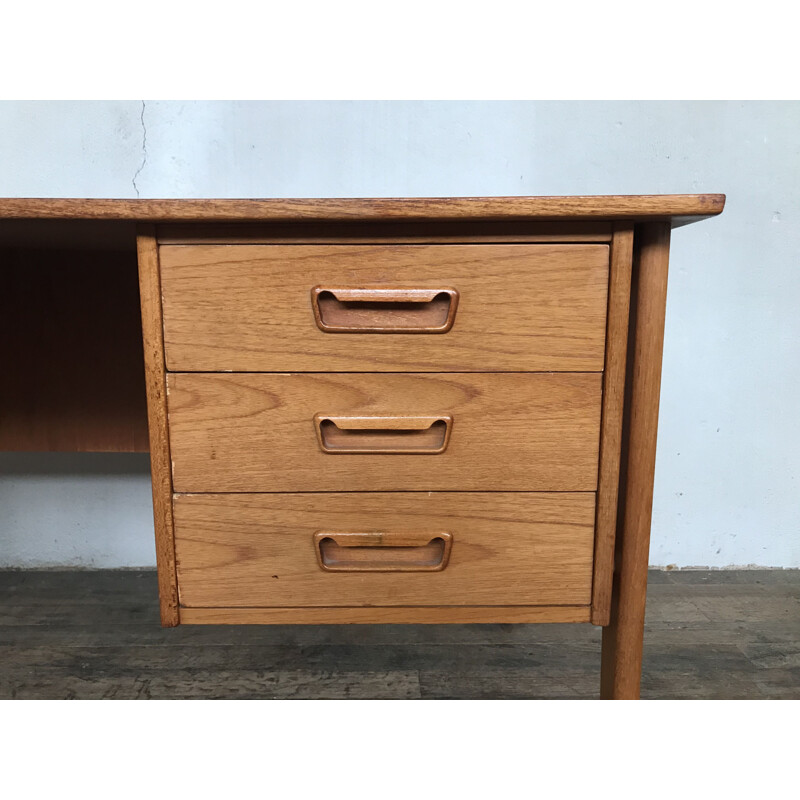 Bureau scandinave en teck Dyrlund design denmark 1950 1960