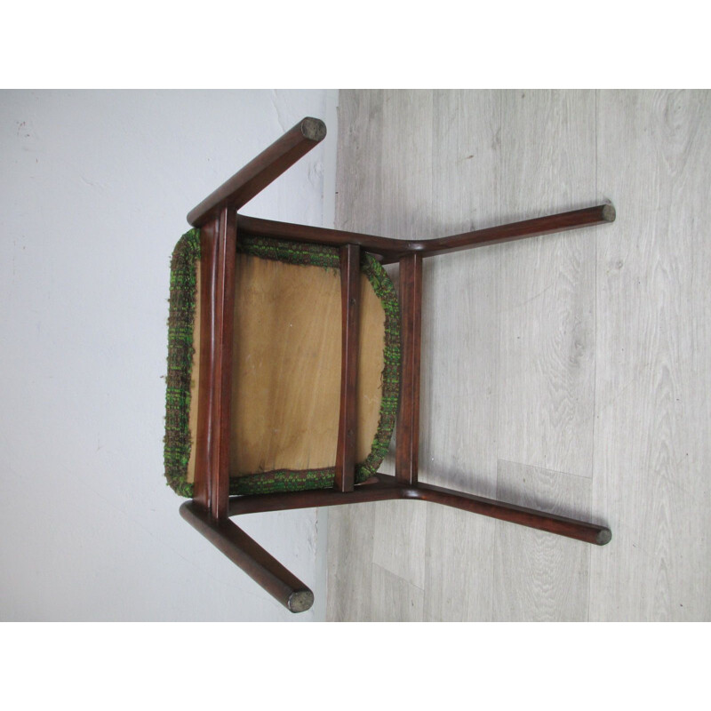 Juego de 4 sillas vintage de palisandro, Dinamarca, años 70
