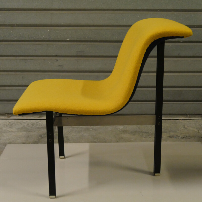Paar vintage WAVE stoelen van Giovanni Offredi voor Saporiti 1970